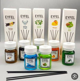 خوشبوکننده شیشه ای چوبدار ۱۲۰میلی لیتر ایفل با رایحه انبه اسانس ترک و با کیفیت عالی و ماندگاری بالا